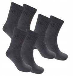 Dare2b Unisex zokni DARE2B 3 pár szürke légáteresztő magas pamut méret 36-38 (DUH316 685)