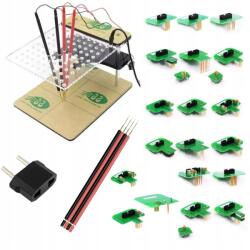 Bdm Keret +22 Db-os Chiptuning Adapter Szett Galletto Ktag Kess Ktm CMD (22 adaptery do chiptuningu BDM + BDM RAMA)