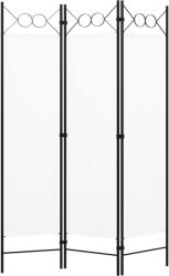 vidaXL fehér 3-paneles paraván 120 x 180 cm (320699)