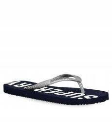 Superdry Ezüst Flip-flop Papucs, Size 38/39, 100% egyéb anyag (463637)