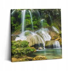 Wallfluent Vászonkép Canvas Ajándék Ötlet Nappaliba Természetes Vadvízesés 60x60 cm (010030010270000007221)
