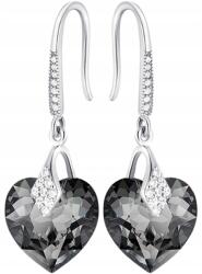 Mennica Świdnicka Fülbevaló Ezüst Lógó Szív Ezüst 925 Ezüst Ékszer Anya Felesége