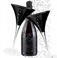 Martini Malibu koktélos poharak 31781 fekete kristályokkal 240ml (2db)