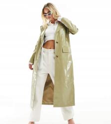  Urbancode Olivazöld Bőrutánzat Kabát (s) (569814)