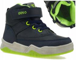 Gelteo Polár bélelt tornacipő Sötétkék Zöld 26 P9-122 (F977CH1)