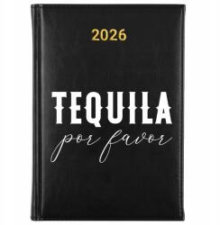 FunnyCase Könyvnaptár 2026 Tequila Por Favor Fekete Tervező Ajándék Minták (Kalendarz Czarny TEQUILA POR FAVOR)
