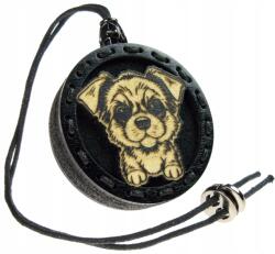  Autóillatosító fa medál Deconet Black Premium Kutya