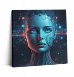 Wallfluent Vászonkép Kortárs Stúdió Mesterséges Intelligencia Nő Robot (010030010270000075391)