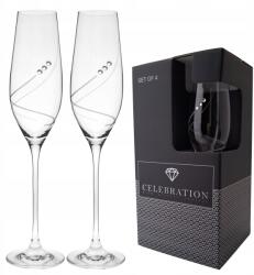  Pezsgős, habzóboros vagy prosecco poharak 210ml 34799 Kristályok (4db) (8930)