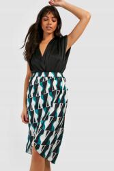 Boohoo Színes Mintás Szoknya (34) (GZZ28334-105)