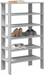 vidaXL szürke sonoma színű szerelt fa cipőtartó 61x32x105 cm (859865) - valora