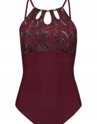 Bonprix 50-es Egyrészes Fürdőruha, lila, 85% poliamid, 15% elasztán