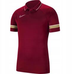 Nike Xs Póló Nike Dri-FIT Academy 21 Polo Ss bordó CW6106 677 X (Academy 21 Polo)