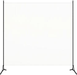 vidaXL fehér 1 paneles szövet paraván 175 x 180 cm (320735)
