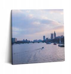 Wallfluent Fotó-Vászon Falikép London Eye Város panoráma 60x60 cm (010030010270000075478)