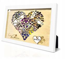  Fényképkeret Szív Alakú Ajándék, 28×21cm (6917895812066)