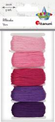 Titanum Mulina fonal Titanum 5 szín rózsaszín