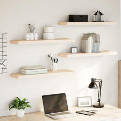 vidaXL 4 db szerelt fa függőpolc 80 x 23, 5 x 4 cm (4010693)