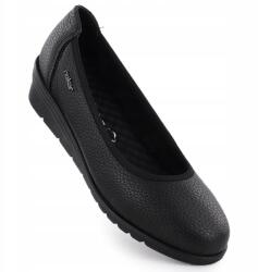 RIEKER Női bebújós bőr félcipő fekete Rieker L5360-00 39 (L5360-00)