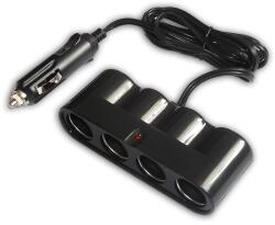 Carcommerce Szivargyújtó aljzat elosztó 4x