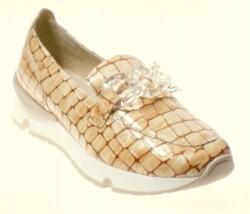Fabio Fabrizi 935 Taupe Krokodil Félcipő 40-ES Méret (935)