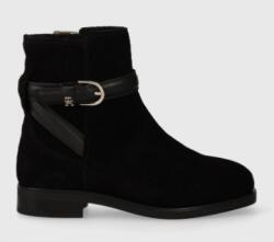 Tommy Hilfiger velúr bakancs fekete Elevated Essent Boot Thermo Sde méret 36 (FW0FW07482 BDS)
