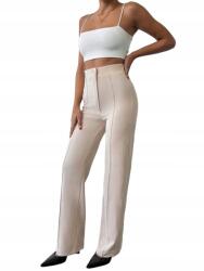 Shein Bézs Kant Nadrág Egyenes Szárú Casual 42__42