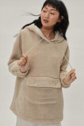 Boohoo Bézs Oversize Zsebes Pulóver (34) (GZZ45133-161)