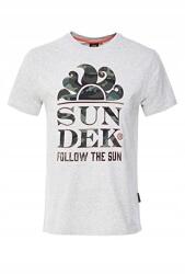  Sundek Szürke Póló Nyomott Mintával (6L) (397959)