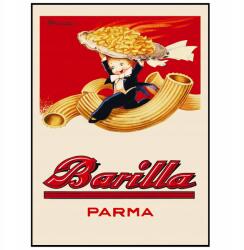  Kulinária poszter Barilla Parma Olaszország Retro A3 (Plakat Kulinarny Kulinaria Vintage)