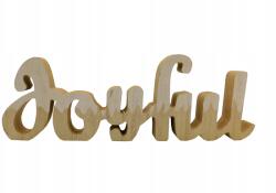  Fából készült joyful felirat dekoráció