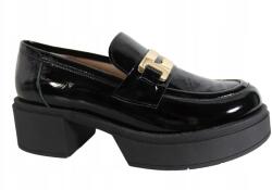 Kaniowski Félcipő Kaniowski K-1352/3/022 MÉRET38 Bőr Fekete Lakk (k-1352/3/022)