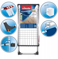 Vileda Szárítógép Vileda Alumínium 100 Szuperkönnyű Tartós (SUSZARKA VILEDA ALUMINIUM 100 SUPERLEKKA) Ruhaszárító