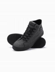 Ombre Férfi magasszárú tornacipő fekete kényelmes cipő Ombre OM-FOTH-0186 V1 méret 42 (159396)