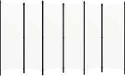 vidaXL fehér 6 paneles paraván 300 x 180 cm (320727)