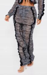 Prettylittlething Maxi szoknya, szürke, magas derekú, Size XL, 95% poliészter