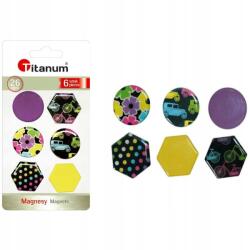 Titanum Mágnesek Titanum 26mm 6 db kerek hatszögletű
