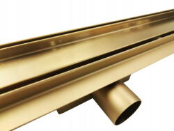 A4H Lineáris lefolyó 80cm Zuhany Alacsony Arany Padló 2in1 Szerelés 54 mm A4H (A4HO80GDS)