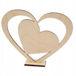 Loveart Scrapki fa szív álló állványon Loveart minta 3 Dekoráció (Produkt)
