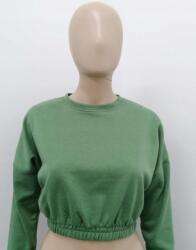  Zöld Klasszikus Basic Női Pulóver