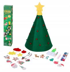  Filc 3D karácsonyfa gyerekeknek gyémánt hímzéssel 60 x 50 cm (5901638911162)
