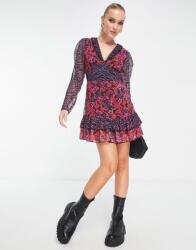 Miss Selfridge Színes Ruha V Nyakkivágás Mintával (32) (528963)