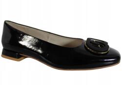 Kaniowski Balerinák, Size 39, bőr, fekete lakk (K-1413/2/022)