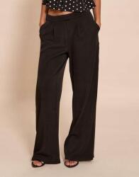 Prettylittlething Fekete Klasszikus Hosszú Egyenes Cipzáras Nadrág Prettylittlething 30