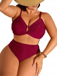 Shein Curve Fürdőruha Piros Kétrészes 42 XL__XL