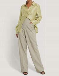 NA-KD Bézs Elegáns Nadrág 36-OS