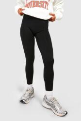 Boohoo FC11206 Qued London Puha Anyagú Leggings Magas Derék (34) M