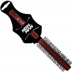 Nishman Fából készült professzionális hajformázó kefe Nishman Round Brush, 39mm (203629219)