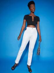 Shein Elasztikus Póló Basic Fekete 38