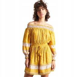 Superdry Mustársárga Mintás Overál (38-as méret) (5059046523030)